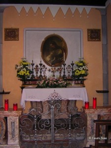 Altare interno dell’Oratorio