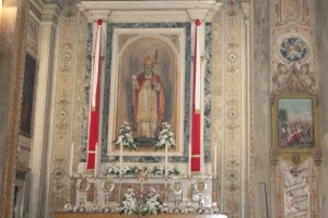 l'altare dedicato a San Gaudenzio