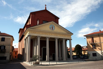 Panoramica d'insieme della Chiesa di San Gaudenzio