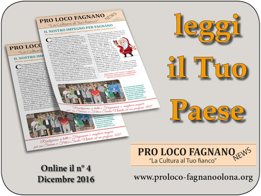 Pro Loco Fagnano NEWS – 2016