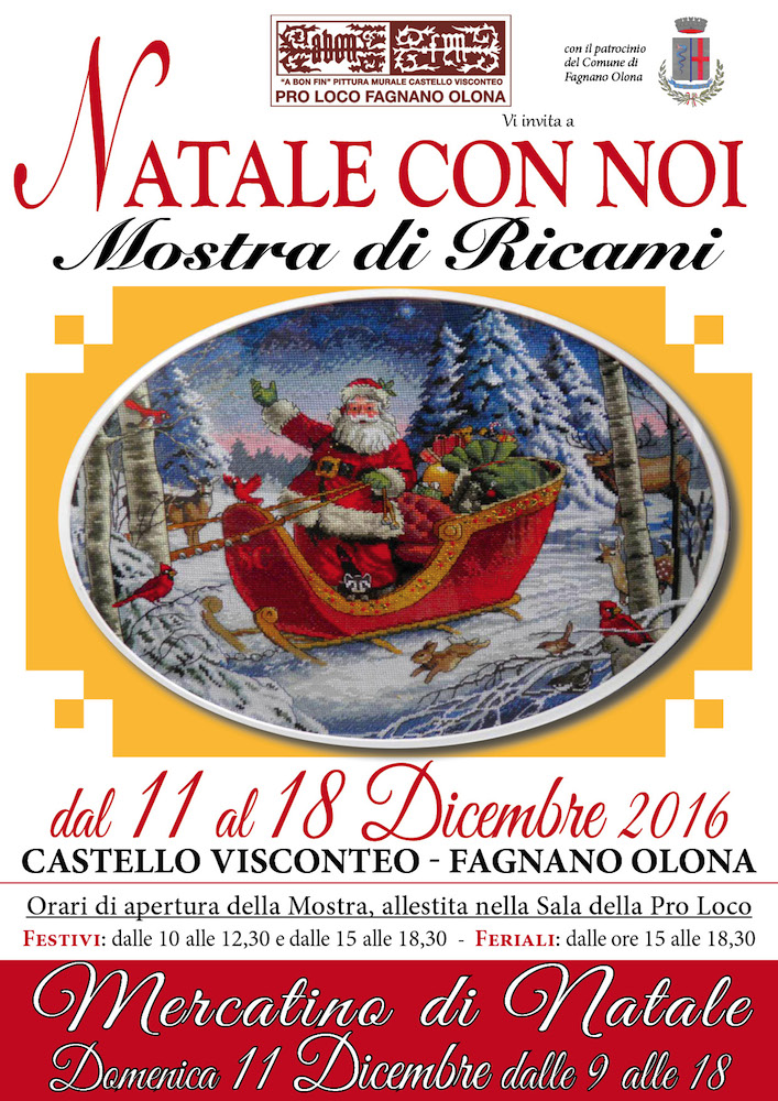 Natale con Noi – Mostra di ricami