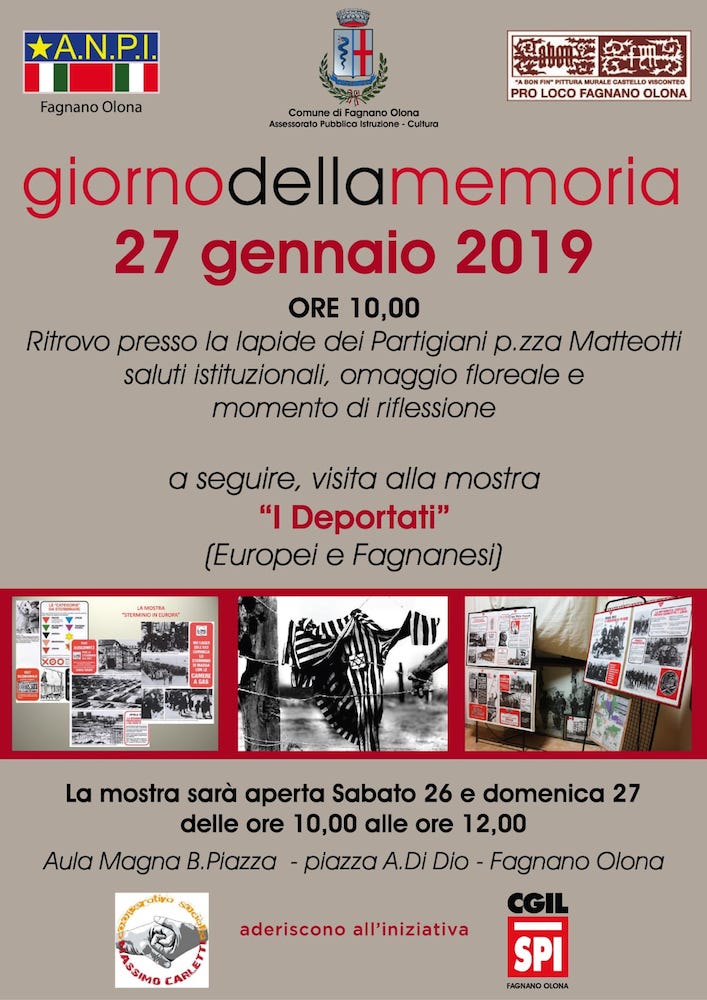 Giornata della memoria 2019