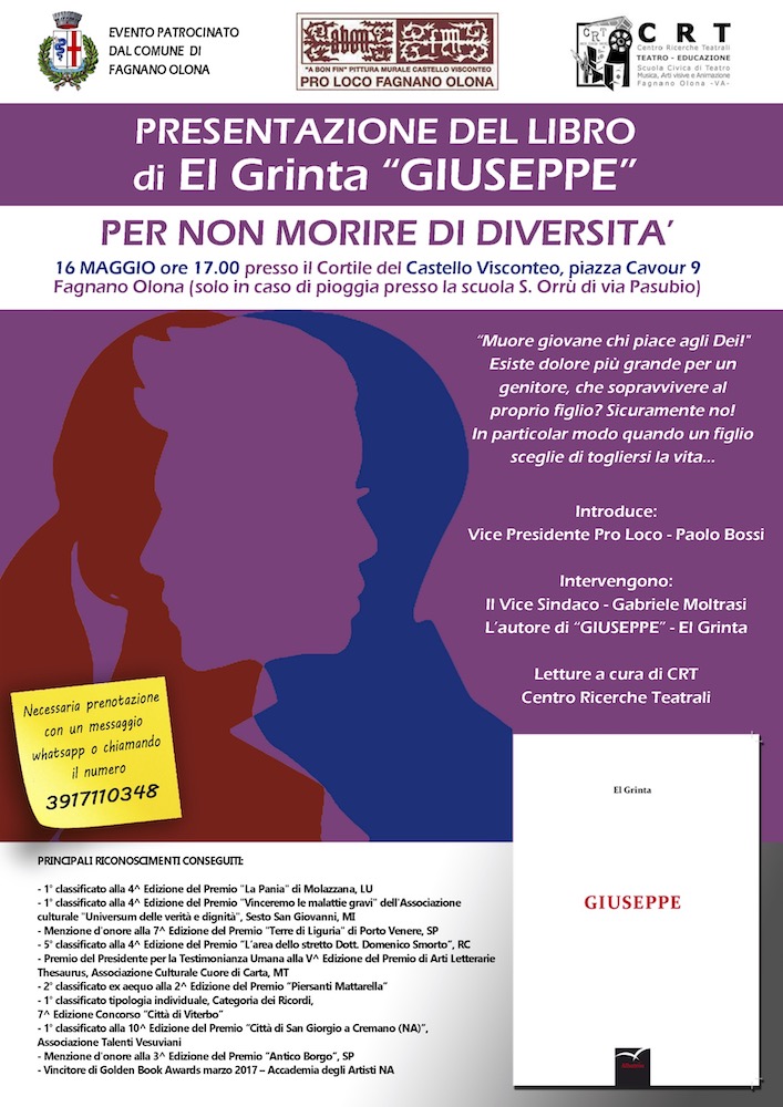 Morire di diversità – Presentazione libro “Giuseppe” di El Grinta