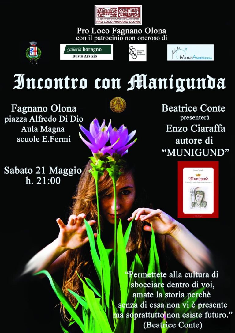 “Incontro con Manigunda” il 21/5