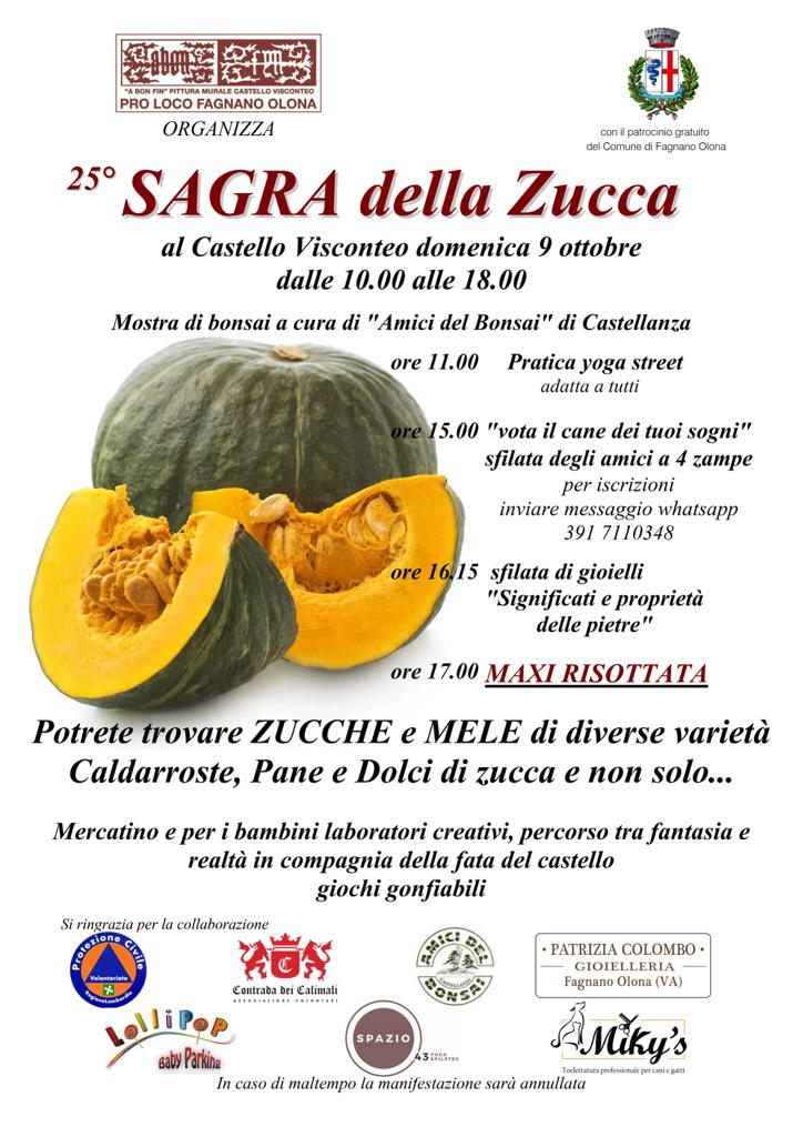 ANNULLATA la 25° Sagra della Zucca