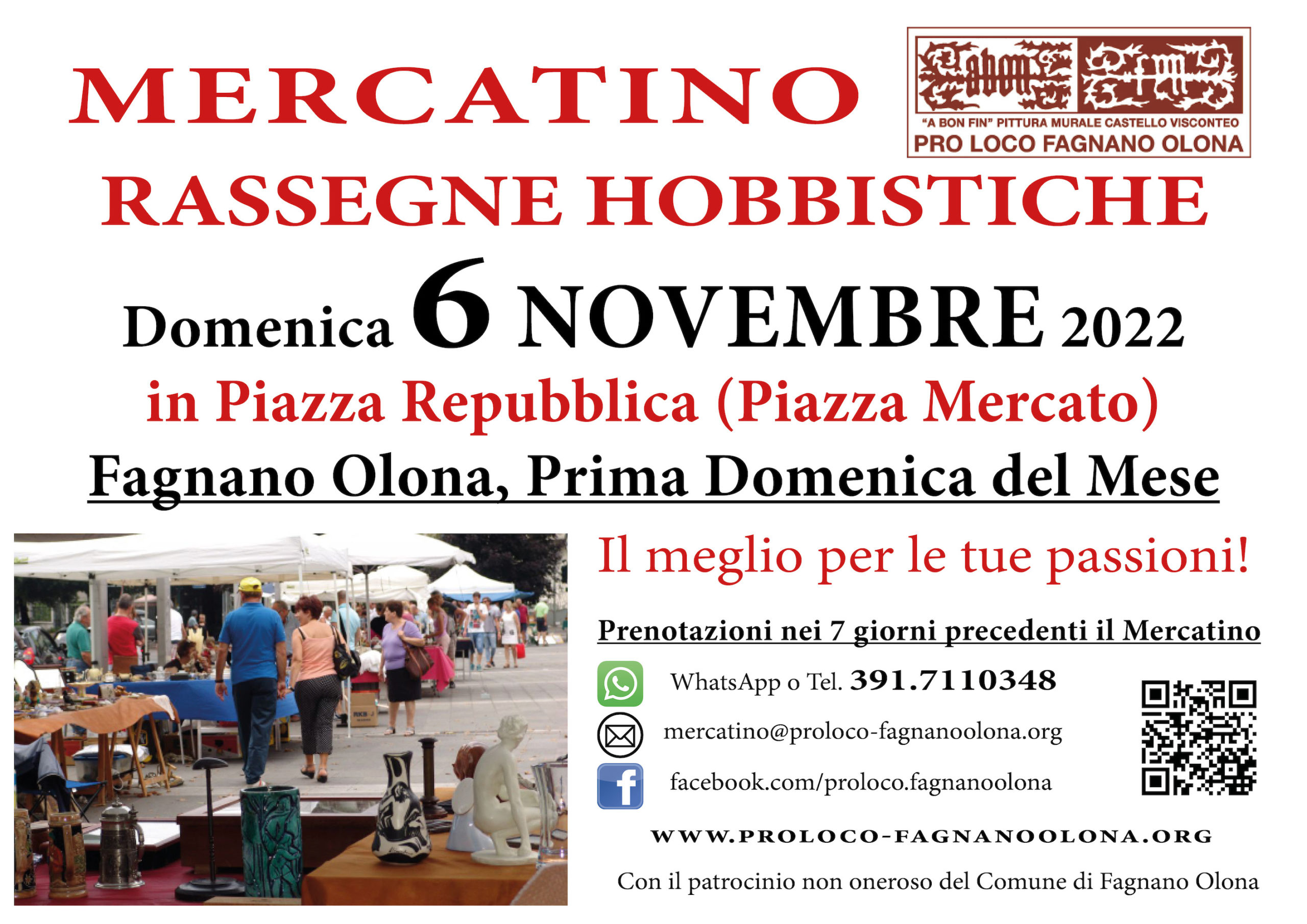 Mercatino di Hobbismo e Antiquariato