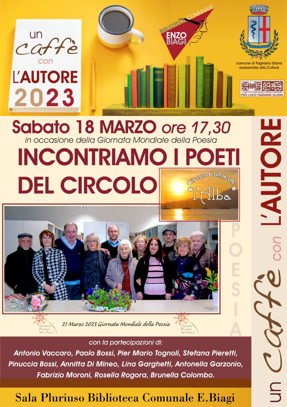 Incontriamo i poeti del Circolo Culturale l’Alba