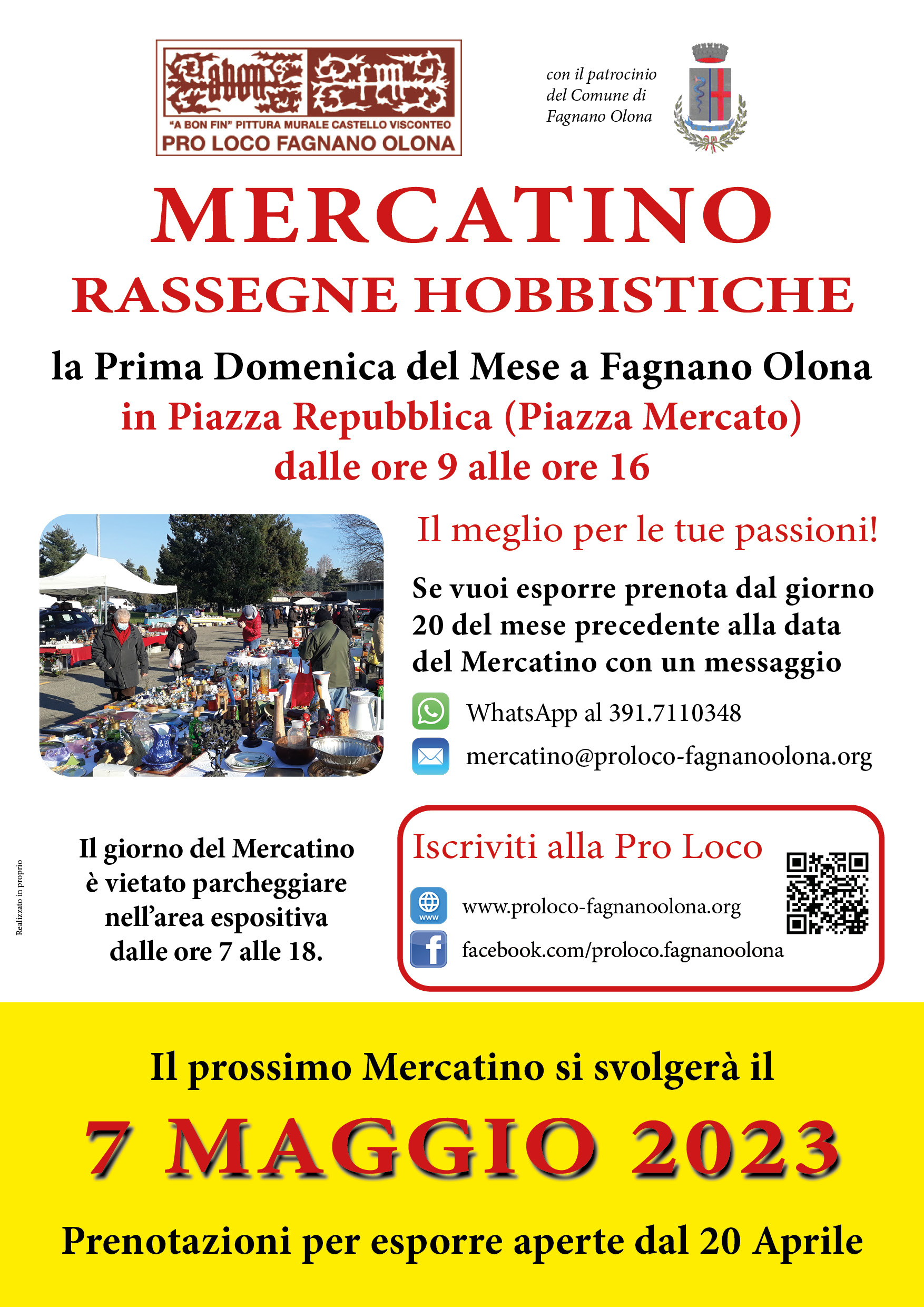 Mercatino di Hobbismo e Antiquariato