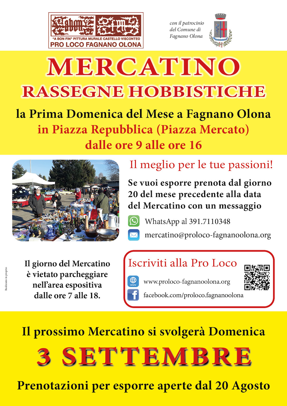 Mercatino di Hobbismo e Antiquariato