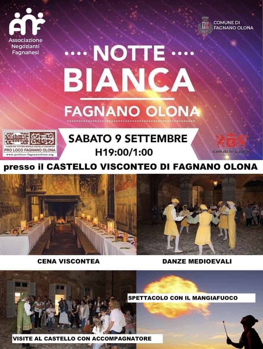 Notte Bianca 2023 a Fagnano Olona