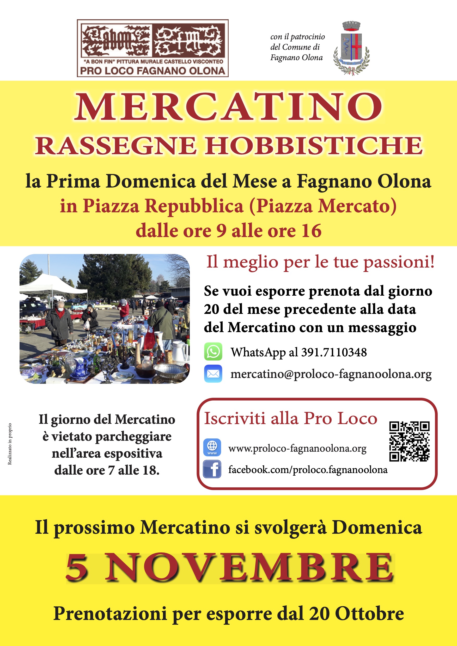 Mercatino di Hobbismo e Antiquariato