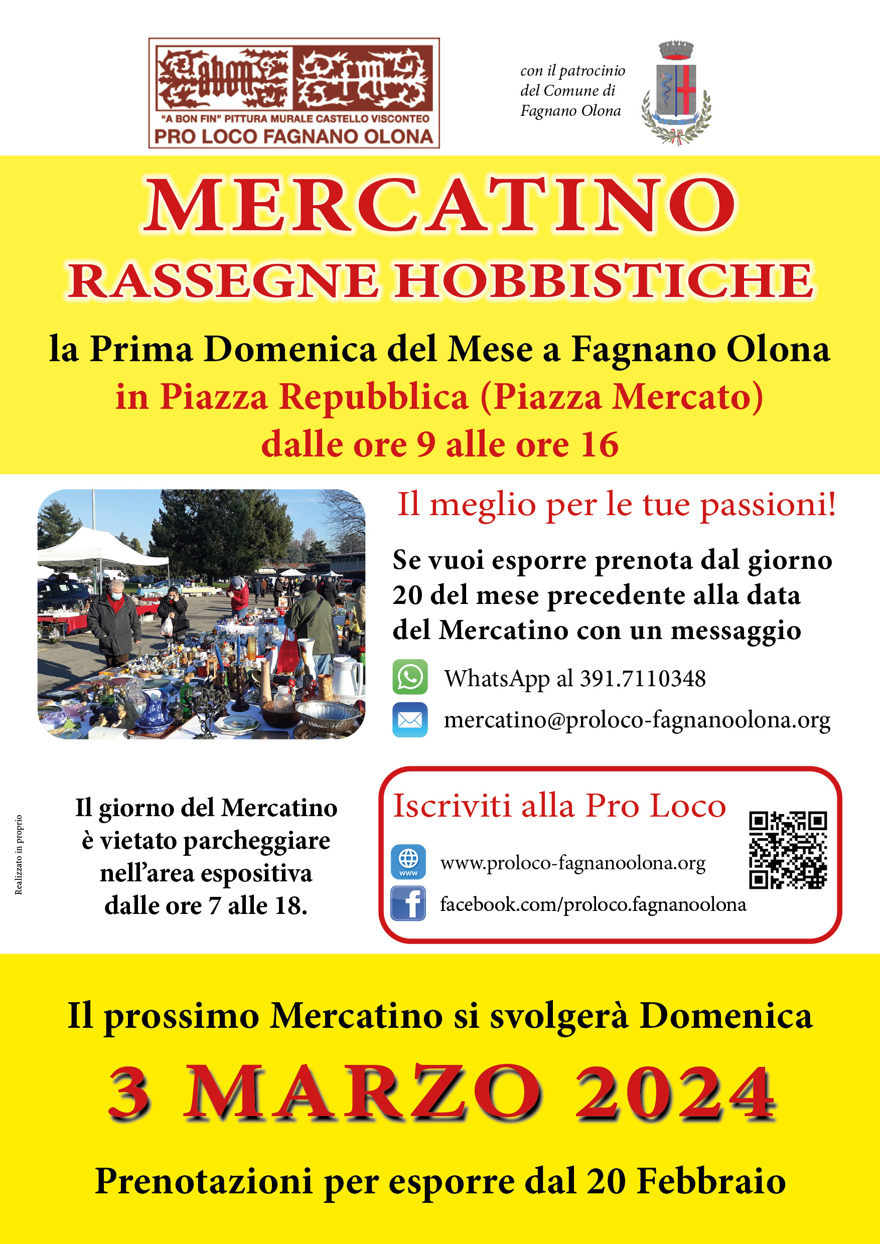 Mercatino di Hobbismo e Antiquariato