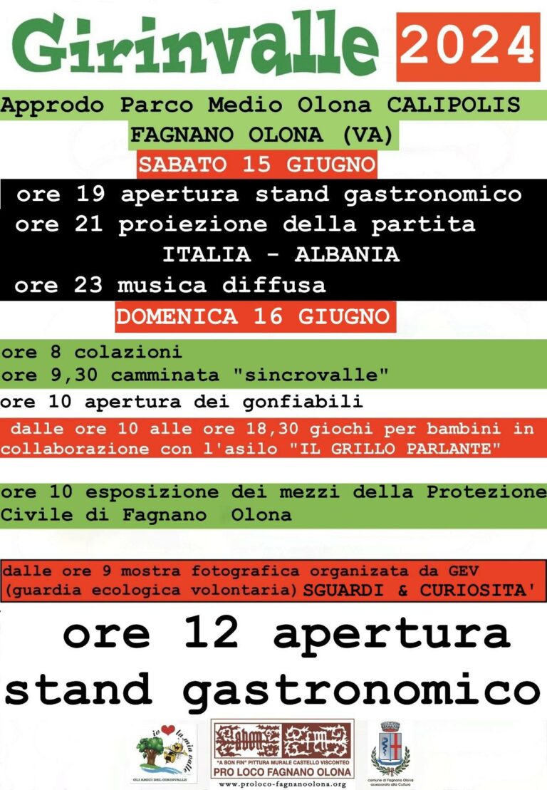 GirinValle il 15 e 16 giugno 2024
